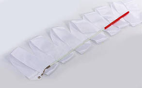 Стрічка для художньої гімнастики з паличкою 3, 3 м Lingo C-3249 (нейлон, l-3, 3 м, паличка-пластик, l-40 см, кольори в асортименті)