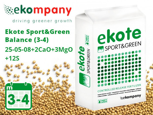 Добриво Ekote Sport & Green Balance (3-4 місяці) 6305FS, 25kg