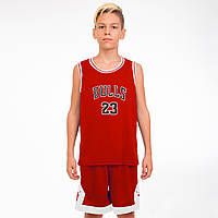 Форма баскетбольна підліткова NB-Sport NBA BULLS 23 5351 (р-р M-2XL-130-165 см, кольори в асортименті)