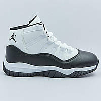 Кросівки баскетбольні дитячі Jordan 1801-1 розмір 31-35 WHITE/BLACK білий-чорний