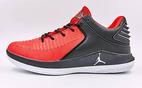 Кросівки баскетбольні Jordan F828-1 розмір 41-45 червоний-чорний