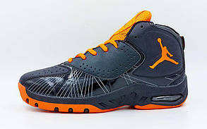 Кросівки баскетбольні Jordan OB-935-4 розмір 41-45 чорний-жовтогарячий