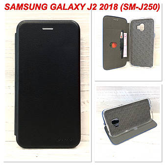 Чохол-книжка G-Case для Samsung Galaxy J2 2018 (J250) Чорний, фото 2