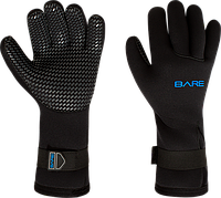 Перчатки Bare Gauntlet Glove 5мм Черный