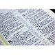 Библия темно-синего цвета с цветами, 15х20 см, с замочком, с индексами,  золотой срез, фото 3