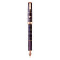 Ручка Parker чернильная SONNET 17 Cisele Silver Purple Matrix PGT FP F (88 011)