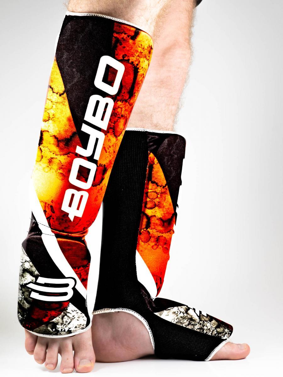 Защита голеностопа BoyBo Red Flame M, нейлон ZD-63-3