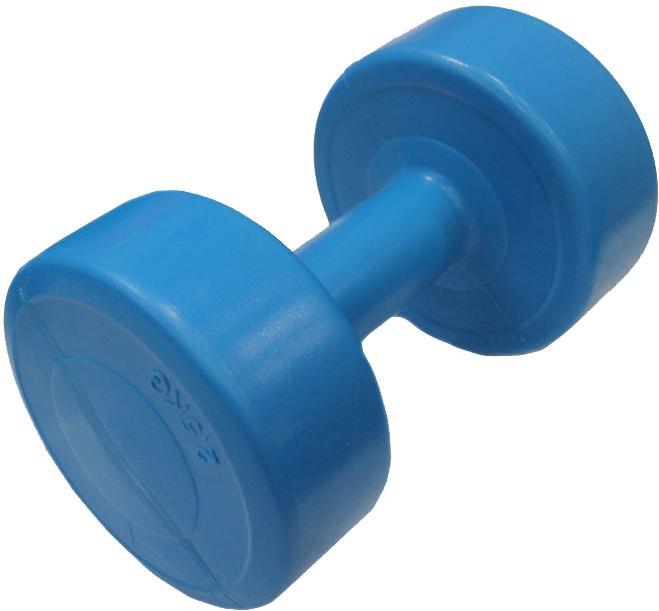 Гантель пластик EVROTOP 2,5 кг синя, SS-LKDB-601-2.5 (Гантель пластик EVROTOP 2,5 кг (1шт) синя, SS-LKDB-601-2.5)