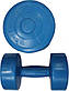 Гантель пластик EVROTOP 2,5 кг синя, SS-LKDB-601-2.5 (Гантель пластик EVROTOP 2,5 кг (1шт) синя, SS-LKDB-601-2.5), фото 2
