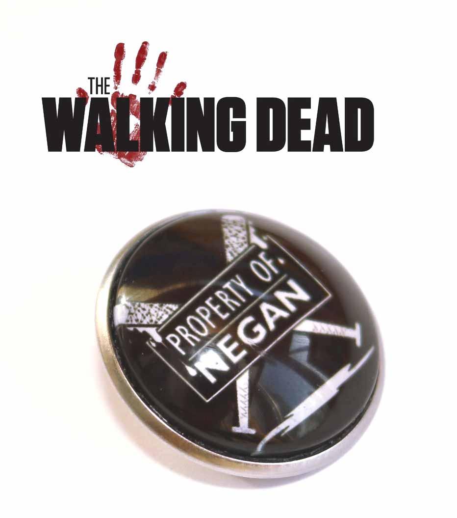 Значок Ходячі Мерці/ The Walking Dead "Property Of Negan"