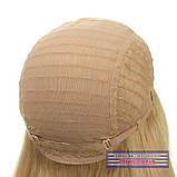 Шикарна перука з натурального волосся Anna HH кольору блондин, фото 8