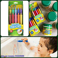 Crayola, Crayola, карандаши для ванной, для детей в возрасте от 3-х лет, 9 карандашей, + 1 бонусный карандаш