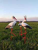 Садова фігура."Сім'я лелека" комплект No17 Безплатна доставка.