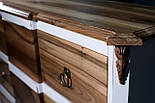 Комод білий в стилі прованс з натурального дерева, фото 4