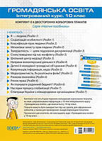 Грамодянська освіта 10 кл (8 двостр плакатів 56х42 см)