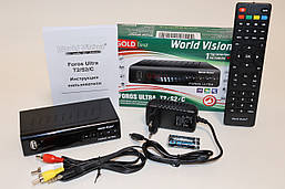 World Vision Foros Ultra (цифровий ефірний DVB-T2 тюнер, супутниковий тюнер, кабельний тюнер)