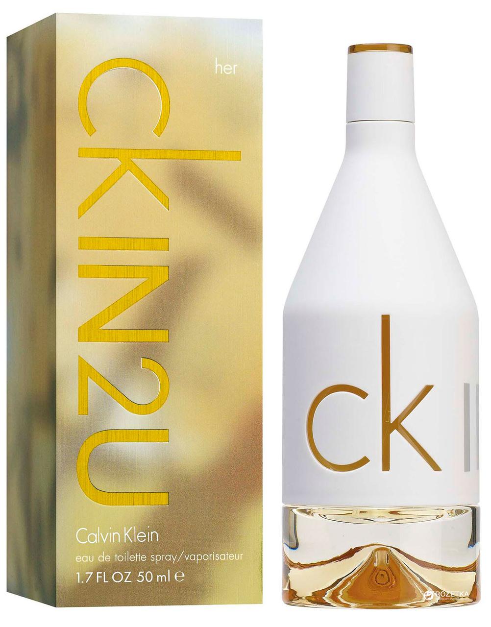 Calvin Klein CK IN2U For Her Туалетна вода 100 ml (Кельвін Кляйн ИН2Ю) Жіночий Парфум