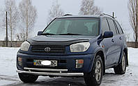 Защита переднего бампера (ус двойной) Toyota RAV4 2000-2005