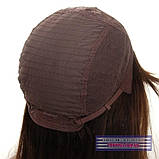 Натуральна преміум-перука Lilu HH каштанового кольору, фото 8