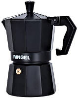 Гейзерная кофеварка алюминиевая «Barista» 150мл 3 чашки RG-12100-3 Ringel