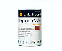 Краска для дерева Bionic-House Aqua Color UV-protect 0,8л Марсала