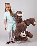 Ведмедик плюшевий Yarokuz Джон 110 см Капучіно подарунок, фото 4