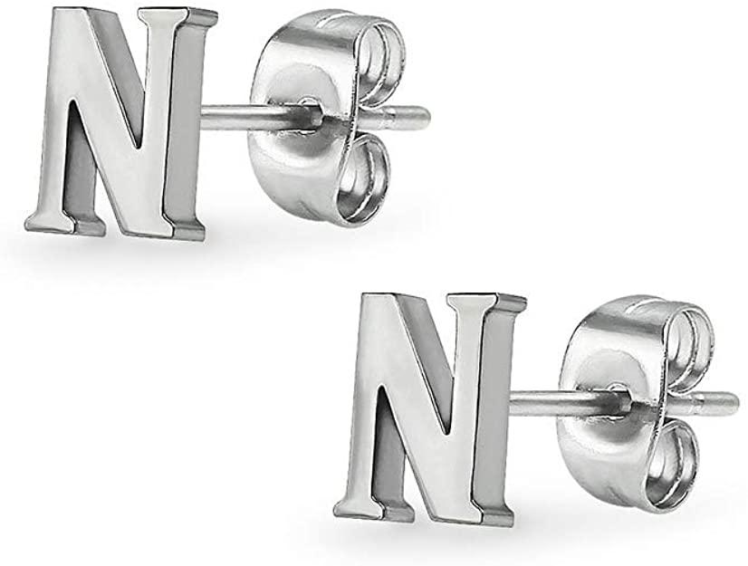 Сережки з медичної сталі «N», фото 1