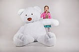 Величезний м'який ведмедик Yarokuz Вільям 250 см Білий подарунок, фото 2