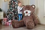 Величезний м'який ведмедик Yarokuz Вільям 250 см Капучіно подарунок, фото 2