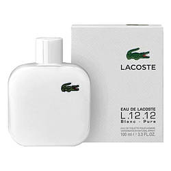 Lacoste L. 12.12 Blanc 100 мл Туалетна вода (Лакост Лакосте Лакоста Бланк Бланш Білий) Жіночий Парфум