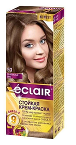 Фарба для волосся Éclair з маслом "OMEGA 9" 53 Золотистий горіх