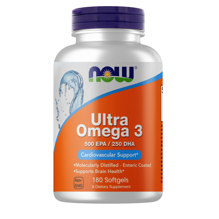 Жирні кислоти NOW Ultra Omega-3, 180 капсул