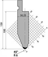 Пуансон P. 130.45.R6 системы R1 Amada Promecam