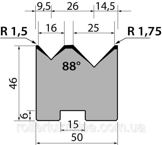 Самоцентруюча матриця 2-V 46.16, фото 1