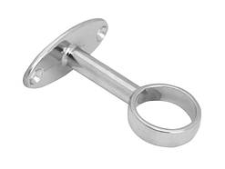 Кріплення наскрізне до труби хромованої D25 хром система Джокер