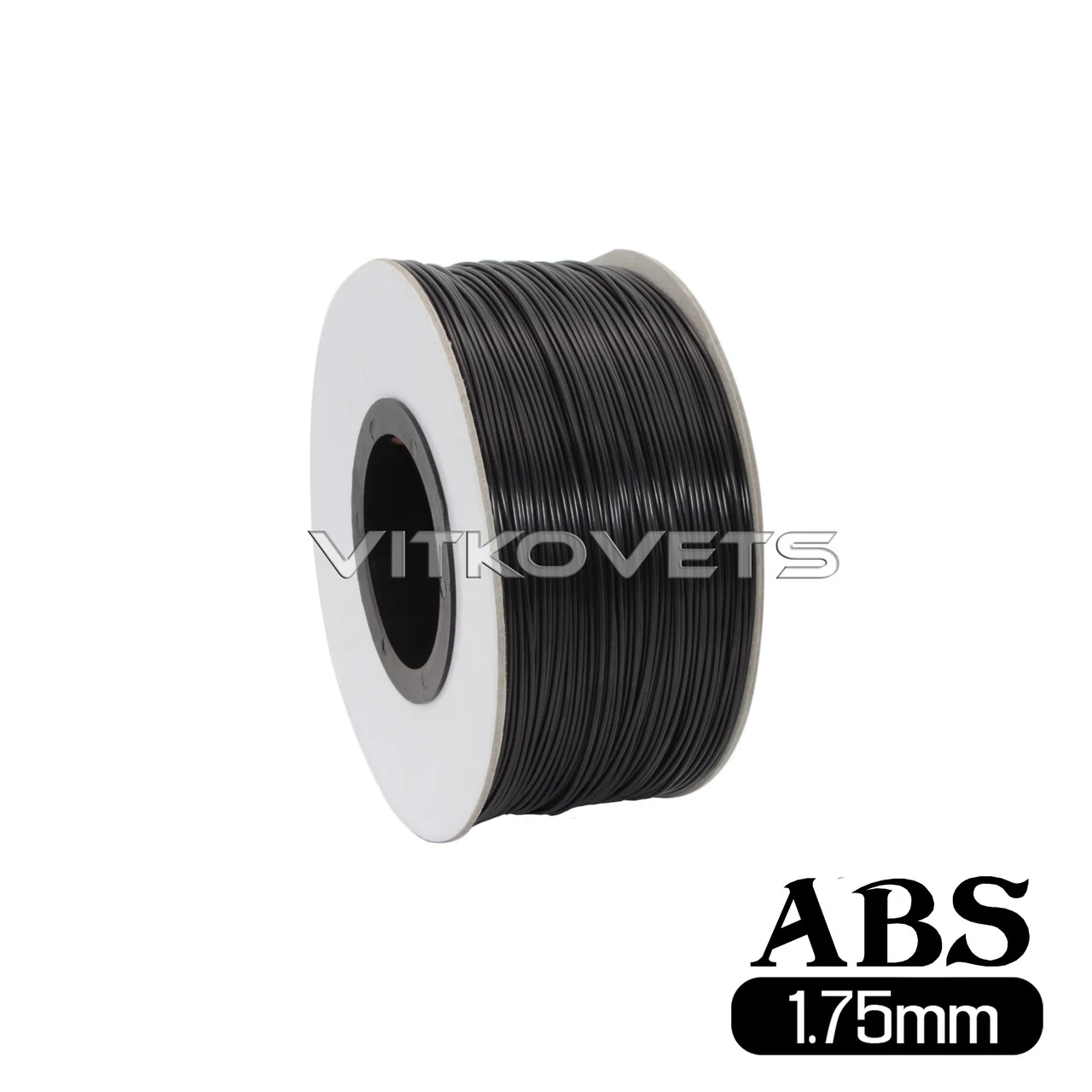 Пластикова нитка ABS, 1.75 мм, 1 кг чорний