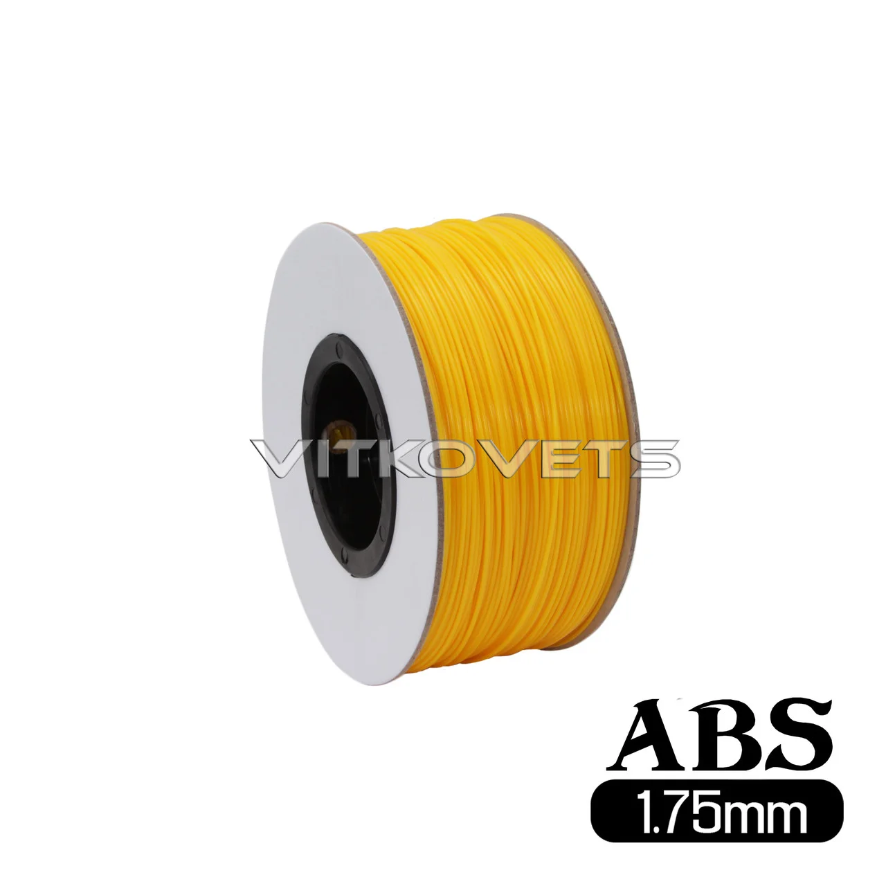 Пластикова нитка ABS, 1.75 мм, 1 кг жовтий