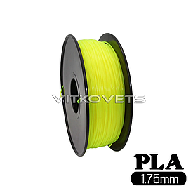Пластикова нитка PLA, 1.75 мм, 1 кг жовтий