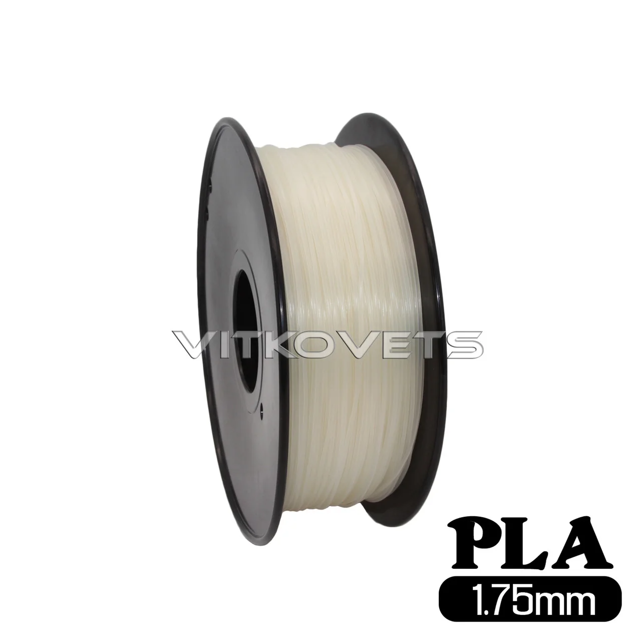 Пластикова нитка PLA, 1.75 мм, 1 кг прозорий