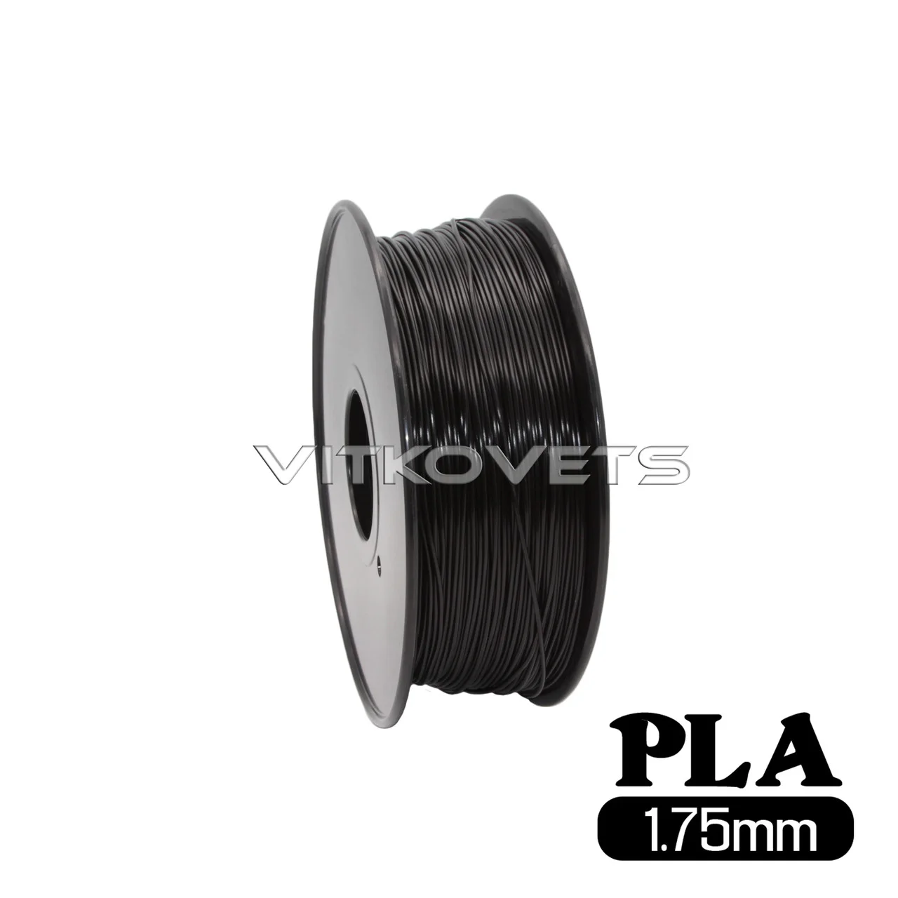 Пластикова нитка PLA, 1.75 мм, 1 кг чорний