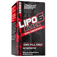 Жиросжигатель Nutrex Research Lipo-6 Black UC, 60 капсул