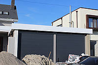 Подъемные ворота для гаражей 2500×2500 (цвет сатингрей)
