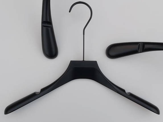Довжина 39 см Плічка Premium серії "Elegante" чорного кольору, Mainetti Group Італія, фото 2