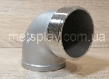 Відвід з нержавіючої сталі внутр/зовнішня різьби 90˚ Ду 32( 1 ¼' ) AISI 304, фото 4