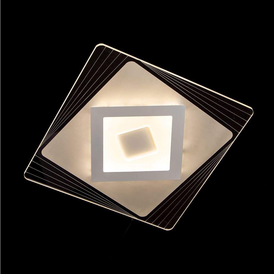 Світлодіодна люстра квадрат із пультом керування 45W*2 DIMMER 3000-6000 K