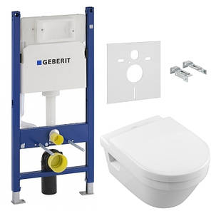 Підвісний унітаз VILLEROY & BOCH ARCHITECTURA Directflush + інсталяція Geberit Duofix, фото 1