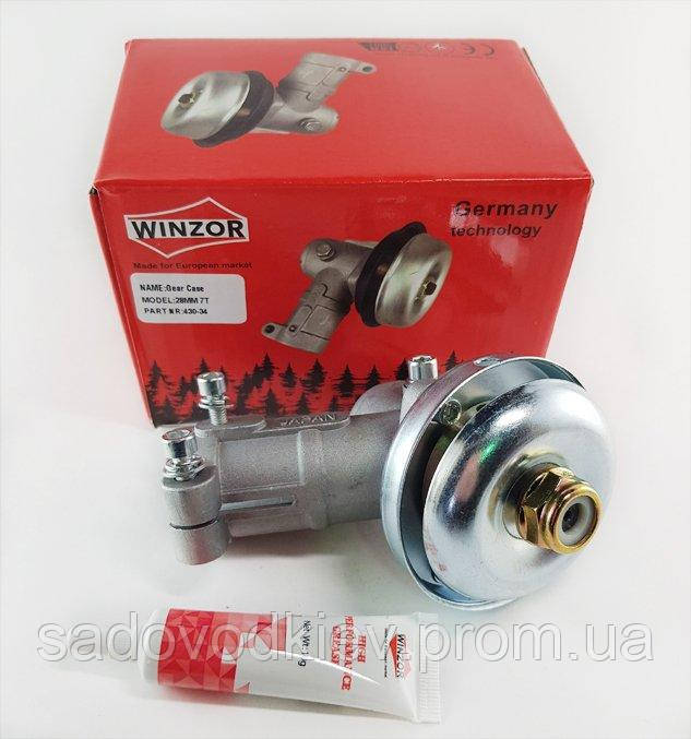 Нижній редуктор на мотокосу 7 шліців -D 28 mm Winzor Original