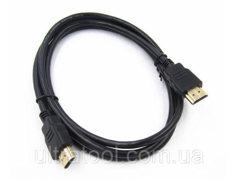 Кабель HDMI 0.7м v1.4 Tcom чорний 