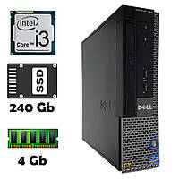Комп'ютер Dell 7010 (i3-3210 • 4Gb • ssd 240Gb) usff БУ