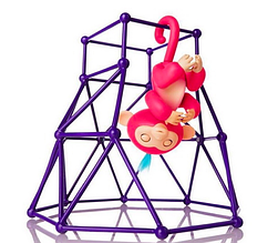 Інтерактивна мавпочка з лабіринтом Fingerlings, рожева